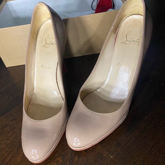 CHRISTIAN LOUBOUTIN SIMPLE PUMP 120 RED BOTTOMS - Picture 5 of 9